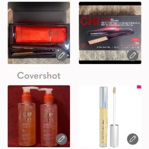 Chi Flat Iron G2+thermal mat +2🧴Glam Glop style gel 💄